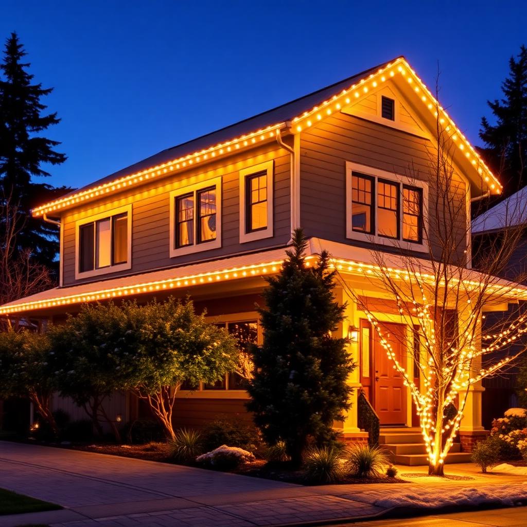 Christmas Lighting. Sound Exterior Solutions in Kitsap County
